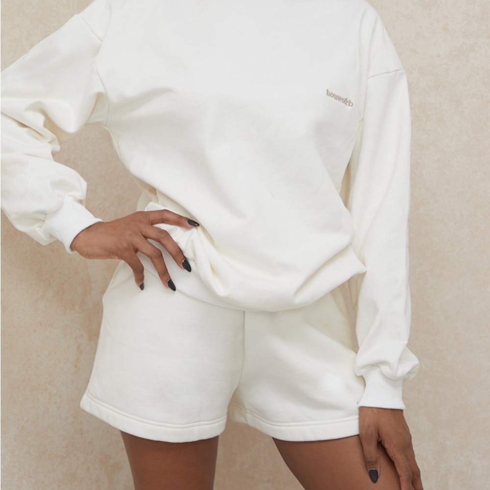 House of cb off white shorts